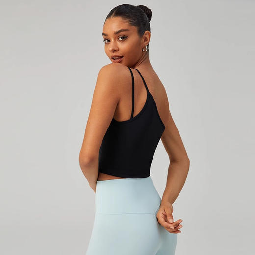 跃牌【洛水之神系列】假两件运动内衣女舒适亲肤美背吊带背心SY736 商品图3