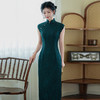 2025新款高级感老上海复古风无袖新中式长款改良旗袍ZA$SC20691 商品缩略图2