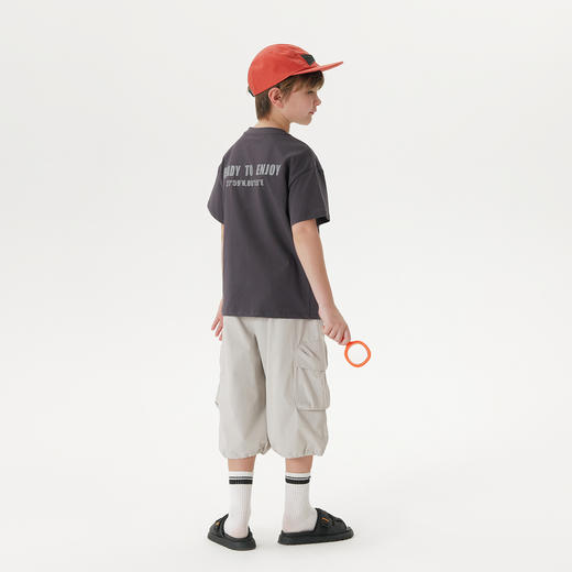 【凉感】马克珍妮男童潮酷字母短袖T恤 儿童上衣夏装新款550667 商品图3