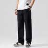 【超大码】【纯棉】【DQ】大依优型大码男装直筒休闲裤男宽松超大码简约百搭运动长裤夏季新品 商品缩略图0