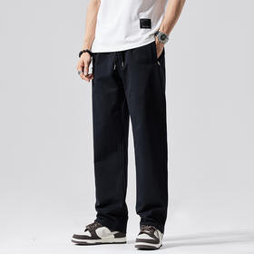 【超大码】【纯棉】【DQ】大依优型大码男装直筒休闲裤男宽松超大码简约百搭运动长裤夏季新品