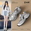 ZHR厚底增高老爹鞋女5cm春季新款透气网面运动鞋百搭轻便休闲鞋女 商品缩略图9