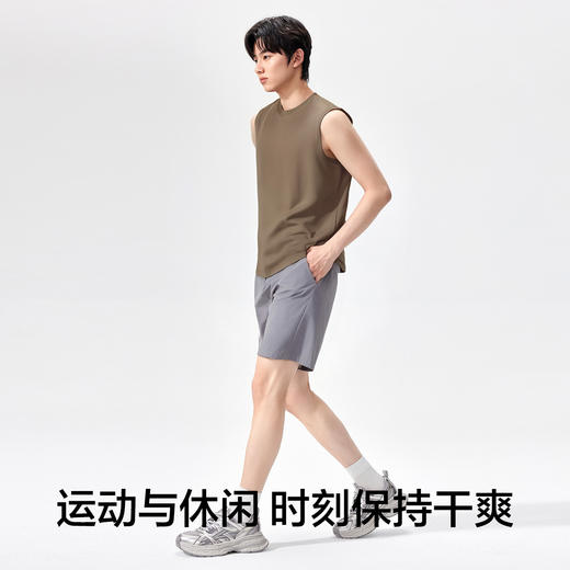 【5A抑菌 凉感索罗娜】【有棵树】男士夏季无袖背心休闲运动汗衫 商品图9