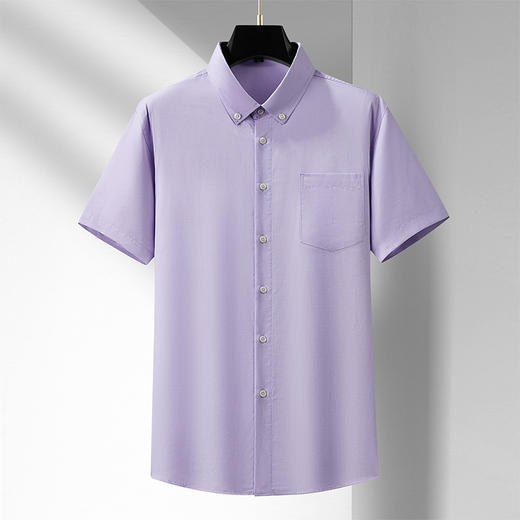 【超大码】【DM】大依优型大码短袖衬衫加肥加大半袖衬衣男夏季薄款胖子休闲宽松上衣300斤 商品图0