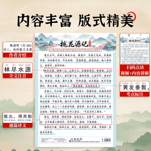 【斗半匠】经典文言文挂图 商品图2