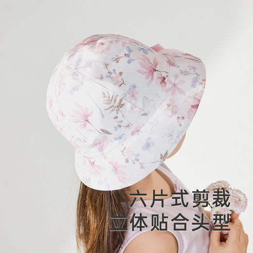 【商场同款】英氏女宝宝可爱遮阳帽子纯棉渔夫帽春夏外出帽子新款 商品图2