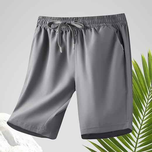 舒适休闲短裤  凉感科技三防面料3D立体剪裁舒适抗皱柔软亲肤吸汗排湿透气726 商品图3