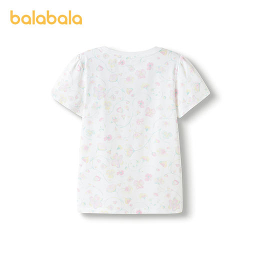 巴拉巴拉童装儿童短袖女童t恤夏2025款速干凉感上衣 商品图2