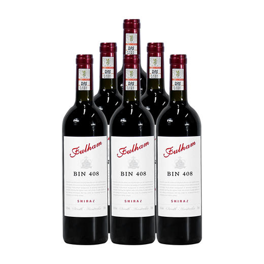 澳大利亚 富勒姆BIN408干红葡萄酒 14.5度进口红酒750ml*1支（裸瓶） 商品图11