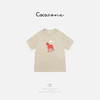 COCO ZONE 刘一一 夏季圆领短袖简约显瘦图案女式T恤 CD1A0681 商品缩略图0