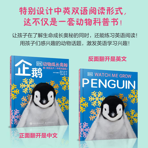 DK动物成长奥秘：看！我在长大 中英双语版  *子共读书籍 儿童绘本 少儿动物科普书 动物百科全书 商品图7