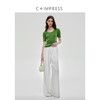C+IMPRESS/西嘉天丝亚麻混纺 梨型救星 慵懒ROW风垂感阔腿裤女夏KZ2502009 商品缩略图2