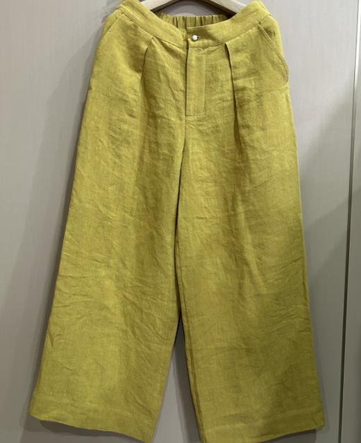 【抖音专属】阔腿裤（24709615-炒米黄-设计师） 商品图2