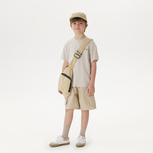 [凉感透气]马克珍妮男童网球游戏运动短袖T恤上衣夏装新款550671 商品图2