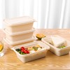 云蕾可降解打包带盖方碗 650ml 5套 商品缩略图1