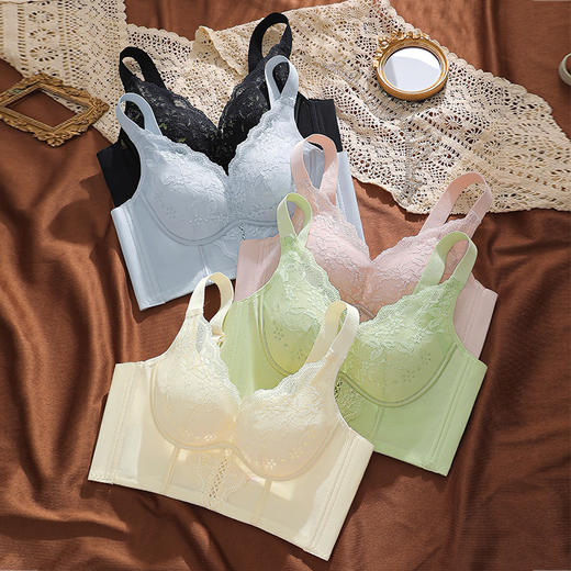 【拒绝闷热❗️按摩透气洞洞杯内衣】马甲式加宽侧翼防走位防下垂内衣女 透气孔内罩杯舒适无痕文胸罩粉丝专属 商品图2