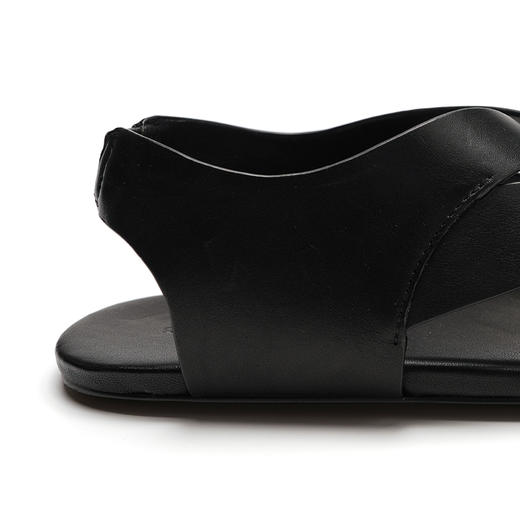 ROMI STUDIO“法式复古" 休闲镂空编织交叉包头夹趾平底凉鞋 S8004 商品图4