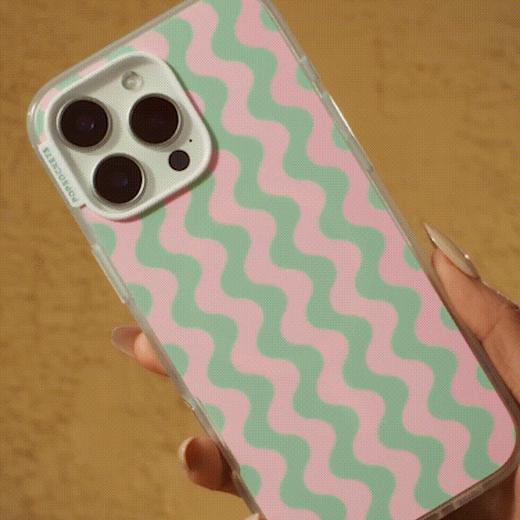 -【绿洲物语】流动沙丘·粉·MagSafe圆啪嗒 MAGSAFE磁吸手机气囊支架 Round圆啪嗒系列 粉色 纹理 商品图2