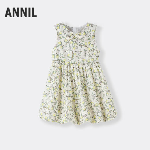 【实体店同款】女童无袖梭织连衣裙夏季新款安奈儿童装XG523683 商品图1