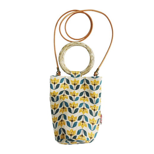 HUJI祤集Luna手提斜挎包插画花花 商品图3