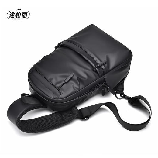 途柏丽TOBERLIR  胸包黑色T0405 商品图1