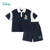 迪士尼25夏新款凉感短袖T恤短裤套装撞色宽松透气运动休闲跑步两件套ZD2ET032 商品缩略图5