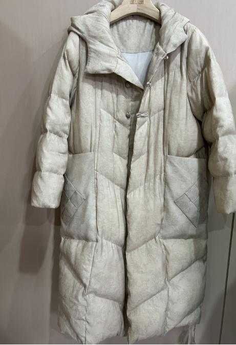 【线上专属】中长款羽绒服（23803628Y-晚香玉） 商品图0