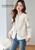 白玉兰香雅韵东方棉麻重工珠片绣小香风外套开衫外套 商品缩略图4
