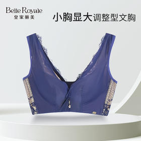 【秒杀品不退不换】皇家丽美小胸显大调整型内衣无钢圈加宽侧比收副乳文胸WWJQ006-3