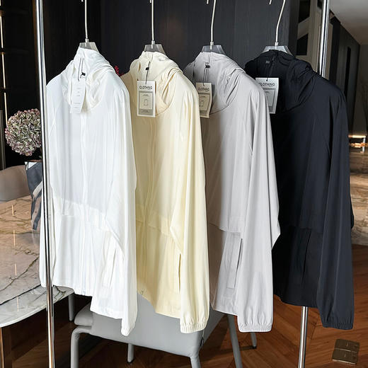 【一体面罩护颈防晒】官网1059！原纱冰丝凉皮防晒衣夏季户外UPF50防紫外线薄款连帽护脸外套上衣 商品图8