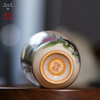 龙泉问鼎彩绘哥窑天水杯（牡丹香炉） 商品缩略图2