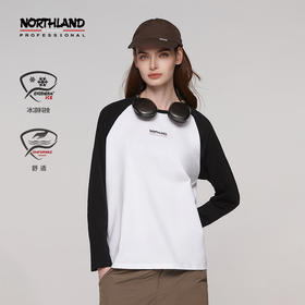 诺诗兰 特提斯女式长袖T恤  贴合身形，展现优雅线条。多尺码选择，满足不同身材需求，轻松应对日常通勤与休闲场合。  NTSET2217E