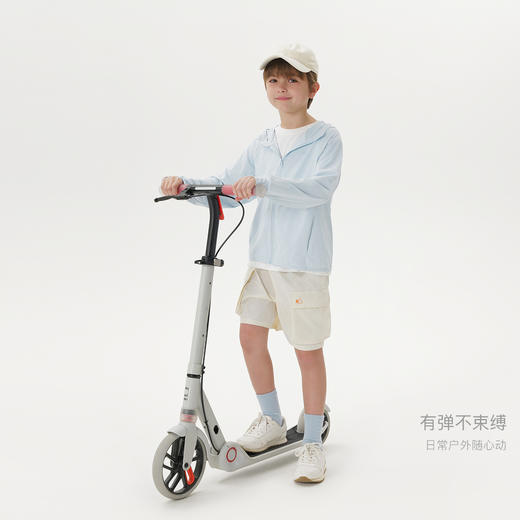 【凉感】马克珍妮男女童网眼透气连帽防晒衣2025年春夏新款550818 商品图3