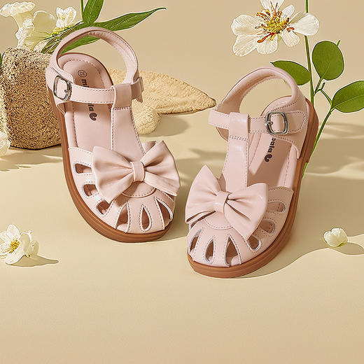 迷你巴拉凉鞋夏季女宝柔软透气时尚止滑耐磨甜美2025新款 商品图2