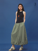 shyshystill/shy202306009/超轻薄收绳可调节工装长裙 商品缩略图3