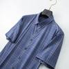 【DM】大依优型大码短袖衬衫加肥加大半袖衬衣男夏季薄款胖子休闲宽松上衣 商品缩略图6
