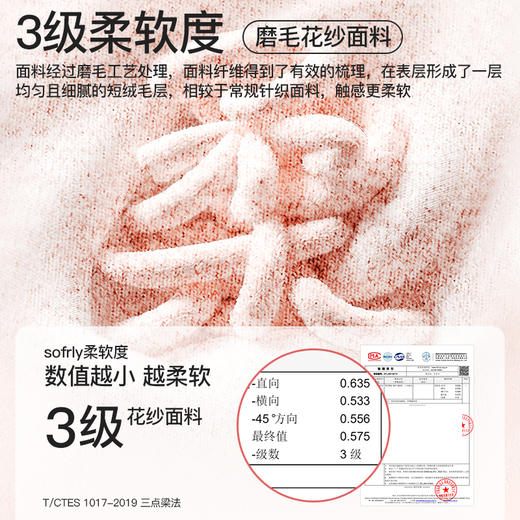 爱帝 女式花纱长袖家居套装（带胸垫） 商品图3