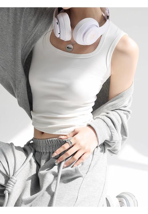 裁缝学苑AQ437吊带背心纸样女装内搭外穿遮副乳打底方领上衣样板图纸 商品图6