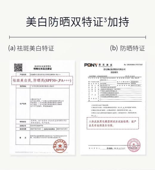 【百图lulu好物】【CEMOY防晒霜】【美白防晒双特证】SPF50+ 澳洲CEMOY澳诗茉无瑕倍护美白防晒乳 商品图3