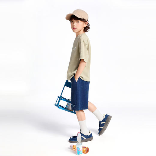 【实体店同款】男童全腰针织中裤夏季新款安奈儿童装AB526659 商品图5