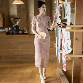 改良复古民国风，新中式气质高端年轻款旗袍MLS7191