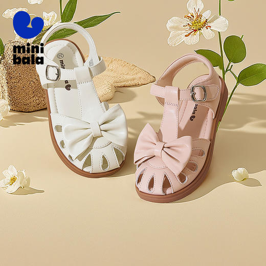 迷你巴拉凉鞋夏季女宝柔软透气时尚止滑耐磨甜美2025新款 商品图0