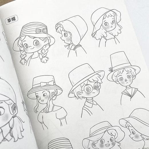 萌趣集儿童插画临摹训练手册儿童插画速写儿童绘本画 商品图4