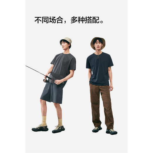 棉仓363801022-微肌理棉感吸湿快干微宽松短袖T恤 商品图4