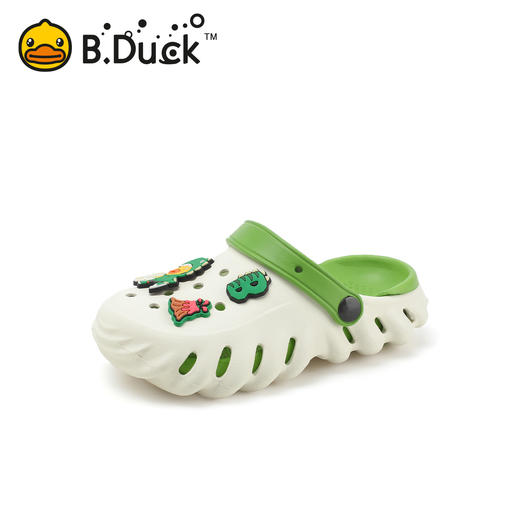 bduck小黄鸭家居鞋夏季儿童凉拖鞋洞洞鞋30-40 B1515921 商品图2