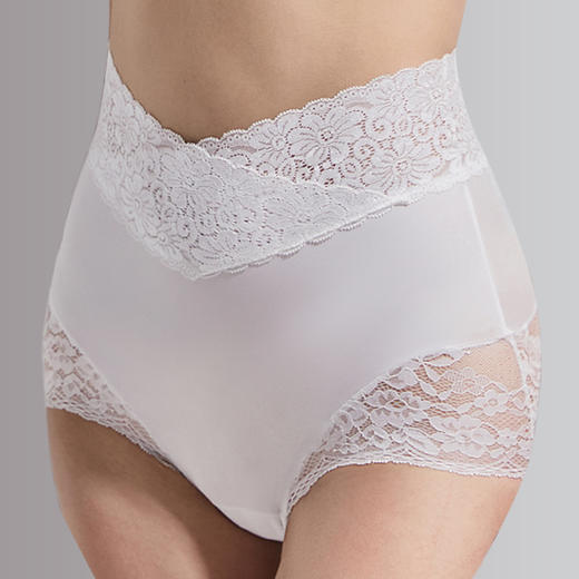 CB | 蝶语轻塑白色薄杯短文胸&高腰美臀小裤 商品图2