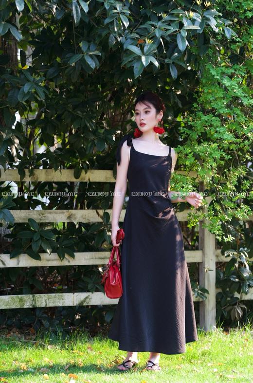 【门店同款】ENJOY春季“绮梦繁花”法式系带长裙 161912377 商品图1