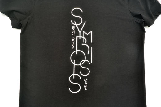 Marco Azzali 字面印花短袖T恤 TY58208A2 商品图2