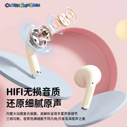 ROCK 蜡笔小新 EB600 TWS蓝牙耳机 商品图3