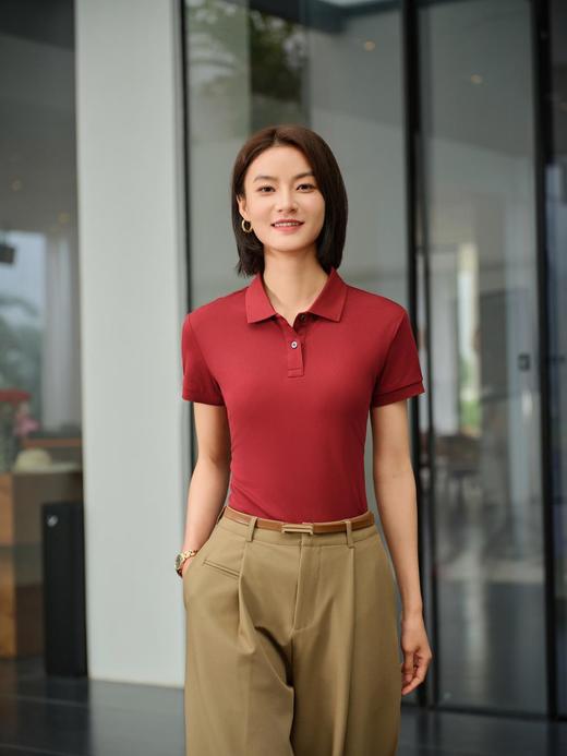 美拉德系列冰珠长绒棉高端商务POLO衫 商品图7